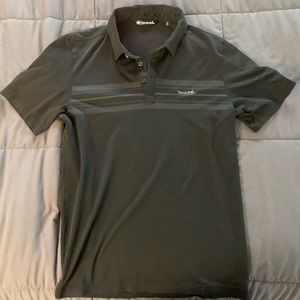 Travis Mathew black golf polo